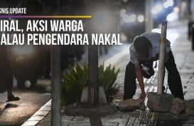 Viral, Aksi Warga Halau Pengendara Nakal