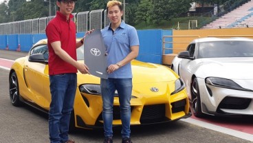 Jajal Mobil Sport Toyota GR Supra di Sentul, Marcus Gideon : Saya Sampai Berkeringat