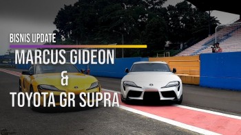 Reaksi Marcus Gideon Jajal Mobil Sport Toyota GR Supra