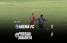 Duel Seru Arema vs Persija Berakhir Seri 1-1. Ini Videonya