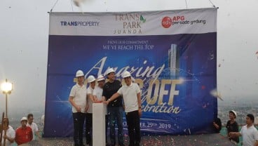 Trans Property Resmi Tutup Atap Transpark Juanda