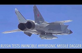 Rusia Uji Coba Rudal Supersonik Kinzhal 