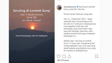 Seruling di Lembah Sunyi, Lagu Duka SBY untuk Bu Ani