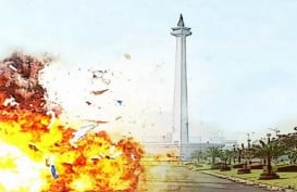 Ada Ledakan, Sebagian Jalan di Kawasan Monas Ditutup