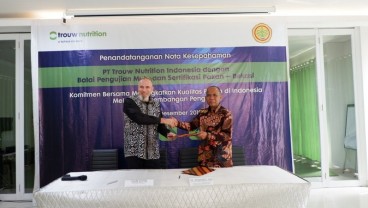 Permintaan Sertifikasi Pakan Naik, BPMSP Jalin Kemitraan dengan Trouw