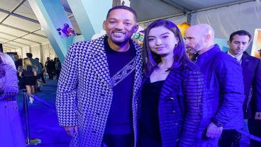 Hadiri World Premiere Spies in Disguise, Raline Shah Jumpa Will Smith dan Tom Holland