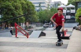 Sanggoe Dharma Tanjung Sumbang Emas Pertama dari Skateboard