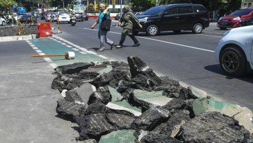 Biang Macet, Revitalisasi Trotoar di Kemang dan Satrio Selesai Desember