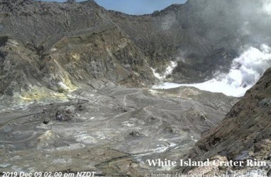 Turis Sedang Jalan-jalan di Sisi Kawah, Gunung Ini Tiba-tiba Meletus