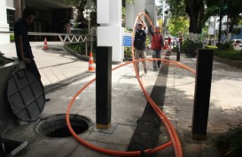 Pedestrian Jalan Jenderal Sudirman Bebas Kabel Semrawut