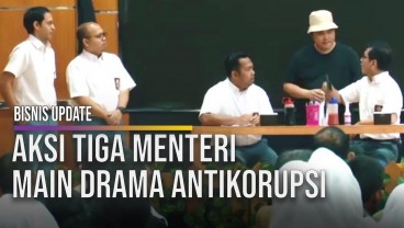 Begini Aksi Tiga Menteri Main Drama Antikorupsi