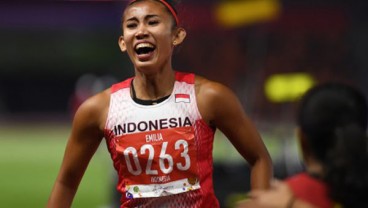 Emilia Nova Raih Medali Emas Lari Gawang Sea Games