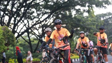 Transmart di Malang Ajak Pelanggan Gowes Bareng