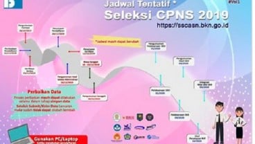 Perincian Jumlah Pendaftar di Tiap Formasi CPNS 2019