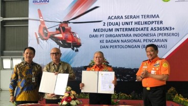 PTDI Serah Terimakan 2 Helikopter Pesanan Basarnas