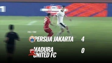 Persija Tekuk  Madura United 4-0, Melejit ke Papan Tengah. Ini Videonya