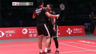 Ahsan-Hendra Juara, Anthony Ginting Kandas di World Tour Finals. Ini Videonya