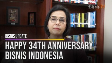 Ini Harapan Menkeu Sri Mulyani hingga Menhub Budi Karya pada HUT ke-34 Bisnis Indonesia