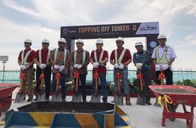 PPRO Lakukan Topping Off Alton Apartement Tower 2 di Semarang