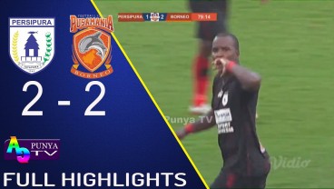 Persipura vs Borneo FC 2-2, Runner up Milik Persebaya. Ini Videonya