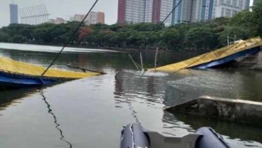 Biaya Pembangunan Jembatan Lengkung yang Rubuh Bukan Rp5 Miliar