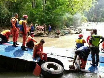 Kecelakaan Bus Pagaralam, Korban Tewas Bertambah jadi 28 Orang