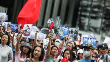 Demo Hong Kong Tetap Membara Pascalibur Natal