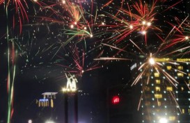 Ada Pesta Kembang Api pada Perayaan Tahun Baru di Cilacap