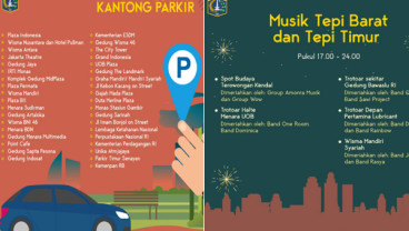 Tahun Baru Jakarta : Ini Lokasi Panggung Hiburan dan Kantong Parkir di Thamrin-Sudirman
