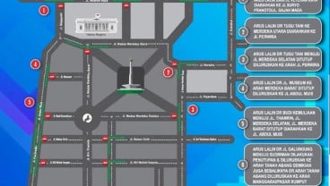 Sudirman-Thamrin Ditutup 17.00 WIB, Ini 13 Rute Pengalihannya