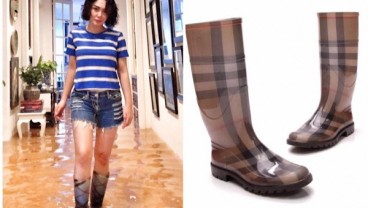 Sepatu Boots Banjirnya Bikin Heboh, Ini Kata Yuni Shara