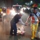 Sampah Pesta Malam Tahun Baru di Kota Malang 5 Ton