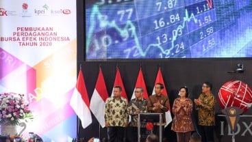 IHSG Ditutup di Zona Merah pada Perdagangan Perdana 2020