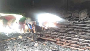 Gudang Kerajinan Kayu untuk Ekspor Terbakar, Kerugian Rp1 Miliar