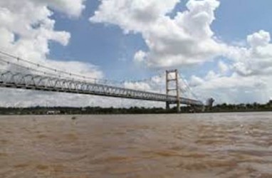 Ini Hasil Uji Coba Beban Jembatan Mahakam