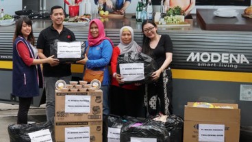 Modena Indonesia Bantu Korban Banjir di Jakarta