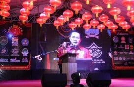 Ribuan Lampion Meriahkan Sriwijaya Lantern Festival