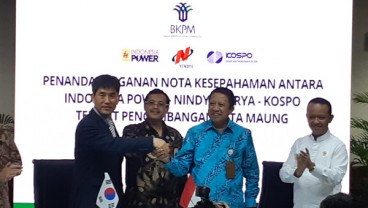 Deal! Nindya Karya, Indonesia Power, KOSPO Mulai Bangun PLTA Maung Tahun Ini