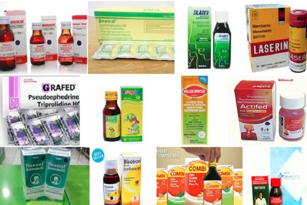 Aneka obat batuk/Istimewa