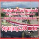 Bendera 2.301 Meter di Gorontalo Masuk Rekor MURI