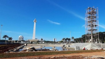 BPN Rela Pengerjaan Revitalisasi Monas Dihentikan