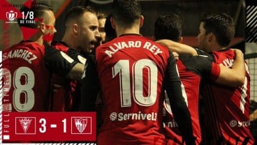 Sevilla Gagal ke 8 Besar Copa del Rey, Dihajar Tim Kelas 2 Skor 1 - 3