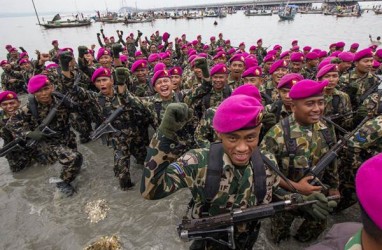 Korps Marinir ke Natuna Bantu WNI yang Dievakuasi dari China
