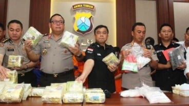 Pengiriman Sabu 15 Kg dari Malaysia Digagalkan