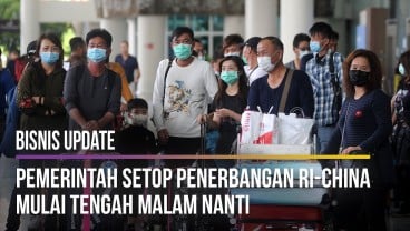 Akibat Virus Corona, Pemerintah Setop Penerbangan dari dan ke China