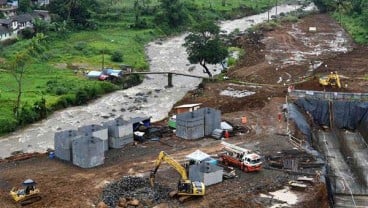 Konstruksi Bendungan Kering Ciawi Ditargetkan Rampung 2020