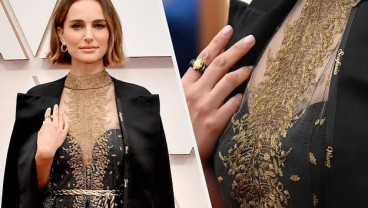 Jubah Natalie Portman yang Menyita Perhatian di Piala Oscar