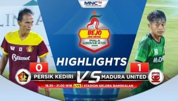 Madura United Tekuk Persik Kediri 1-0, Buka Peluang ke Semifinal