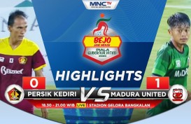 Madura United Tekuk Persik Kediri 1-0, Buka Peluang ke Semifinal