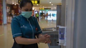 Bandara Ngurah Rai Pasang 48 Unit Cairan Pembersih Tangan